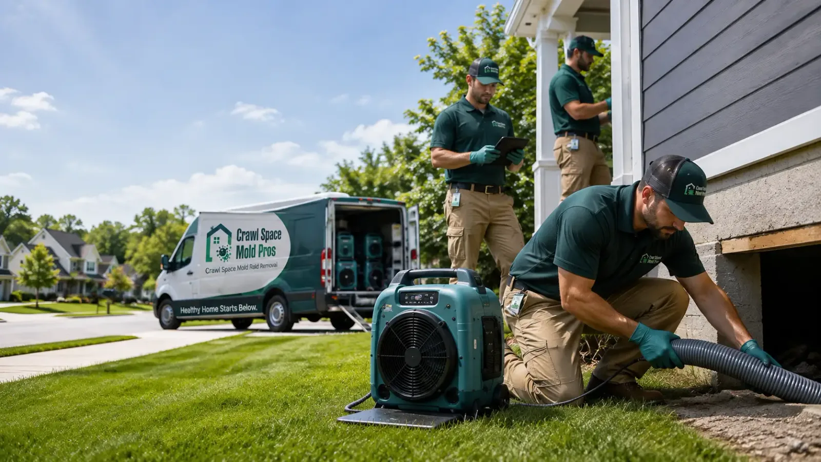 Crawl Space Mold Removal in North Bend, WA